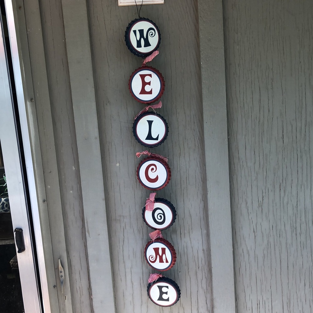 Rustic Style Welcome Sign